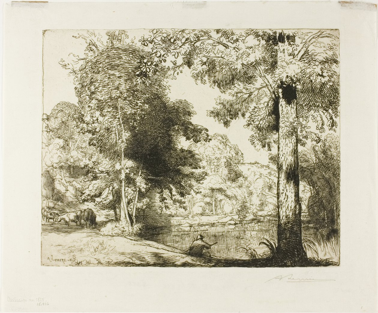 Az élet peremei alkotó: Louis Auguste Lepère