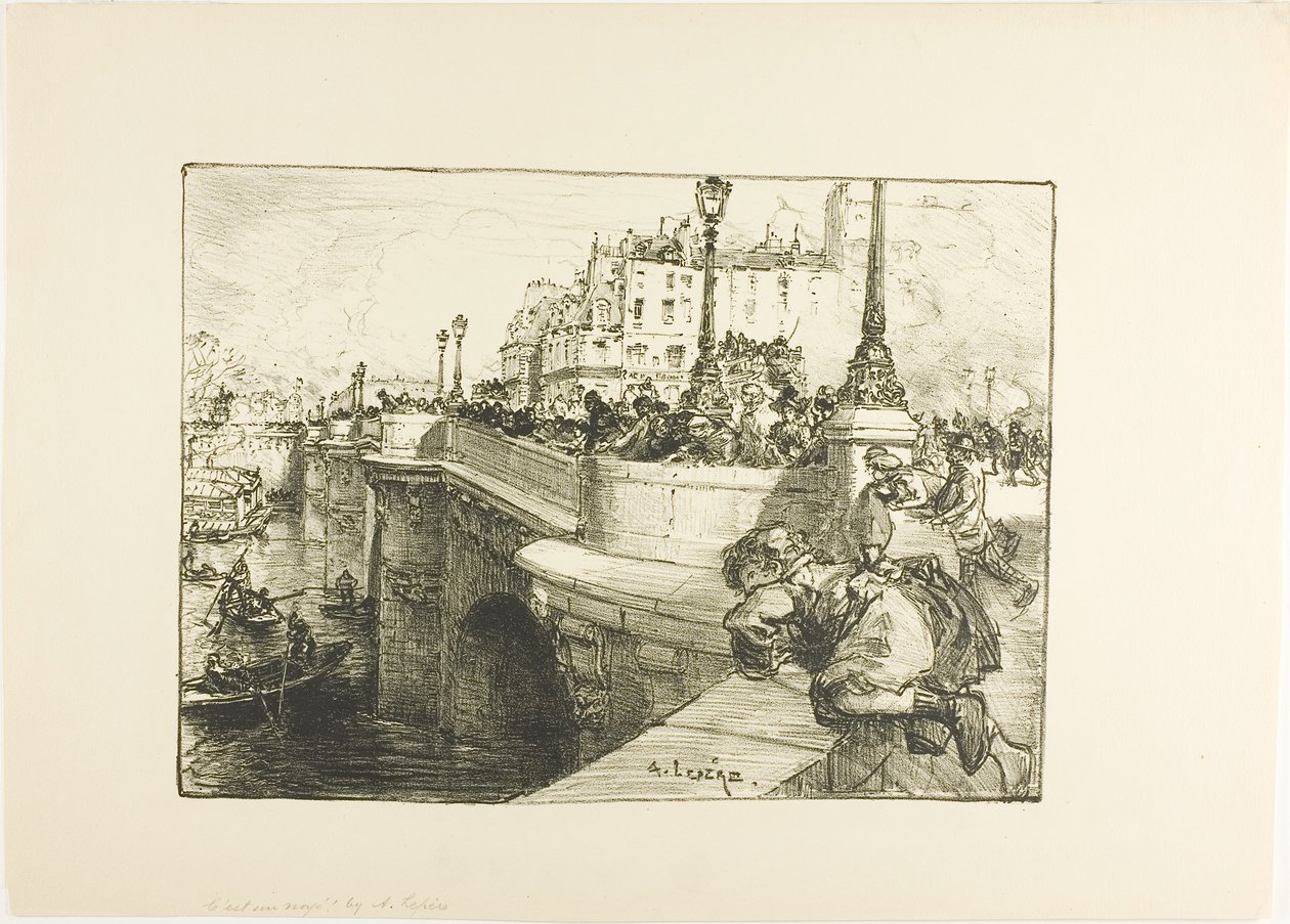 Van egy úszó hulla alkotó: Louis Auguste Lepère