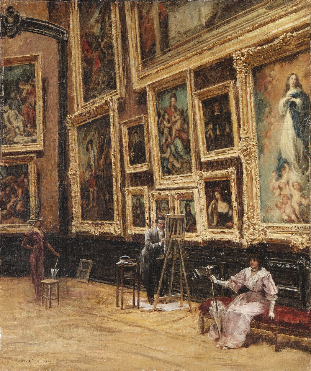 A Louvre-ban alkotó: Louis Beraud