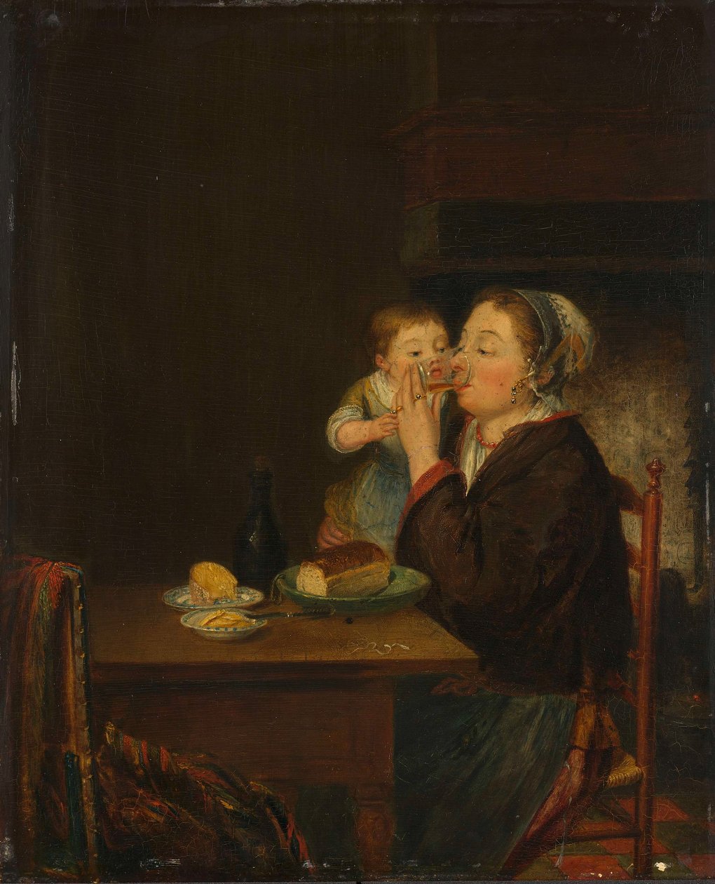 Anya és gyermeke alkotó: Louis Bernard Coclers