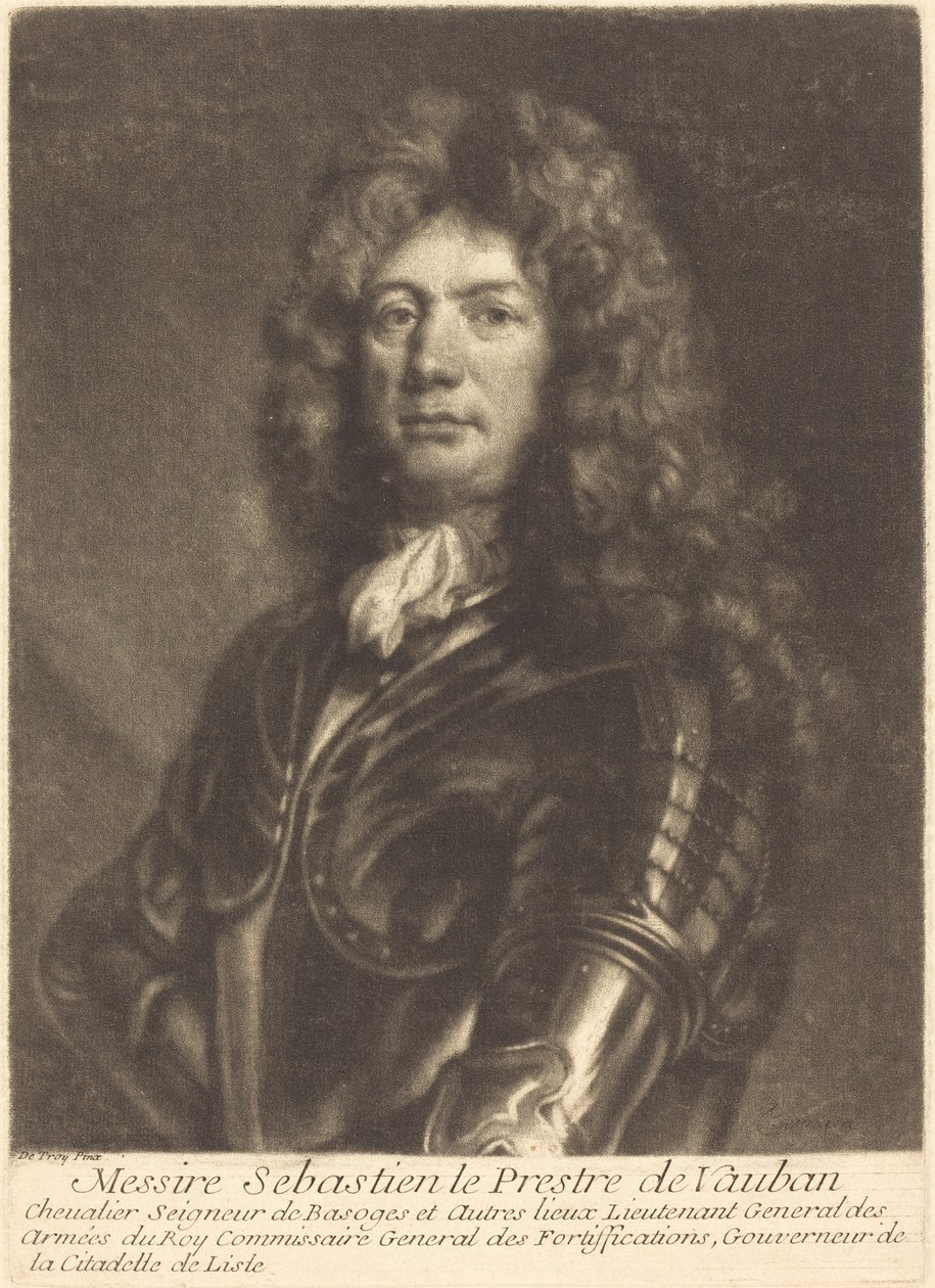 M. Sebastien Le Prestre portréja, Vauban alkotó: Louis Bernard after François de Troy