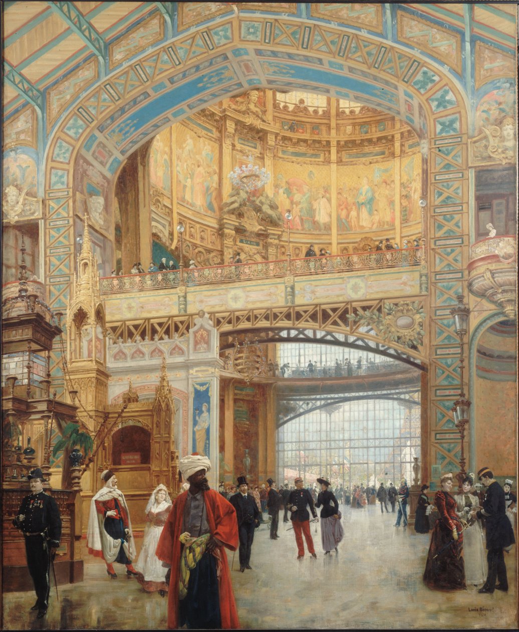 Az 1889-es párizsi világkiállítás gépeinek galériája, 1890. alkotó: Louis Beroud