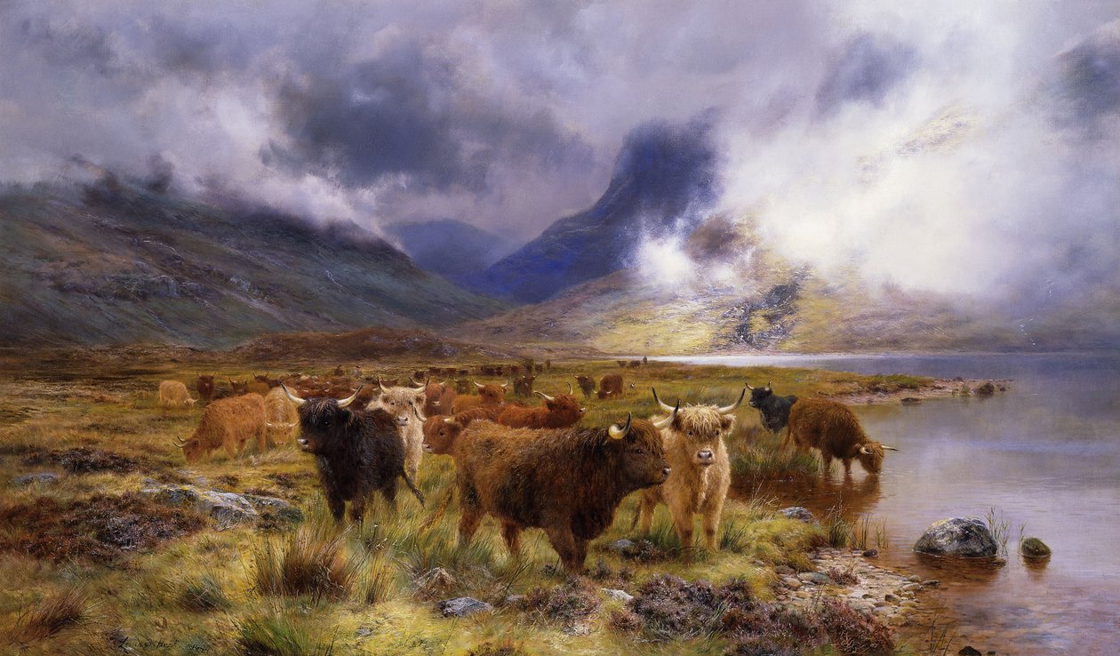 Glencoe-n keresztül a Tay felé, 1899 alkotó: Louis Bosworth Hurt