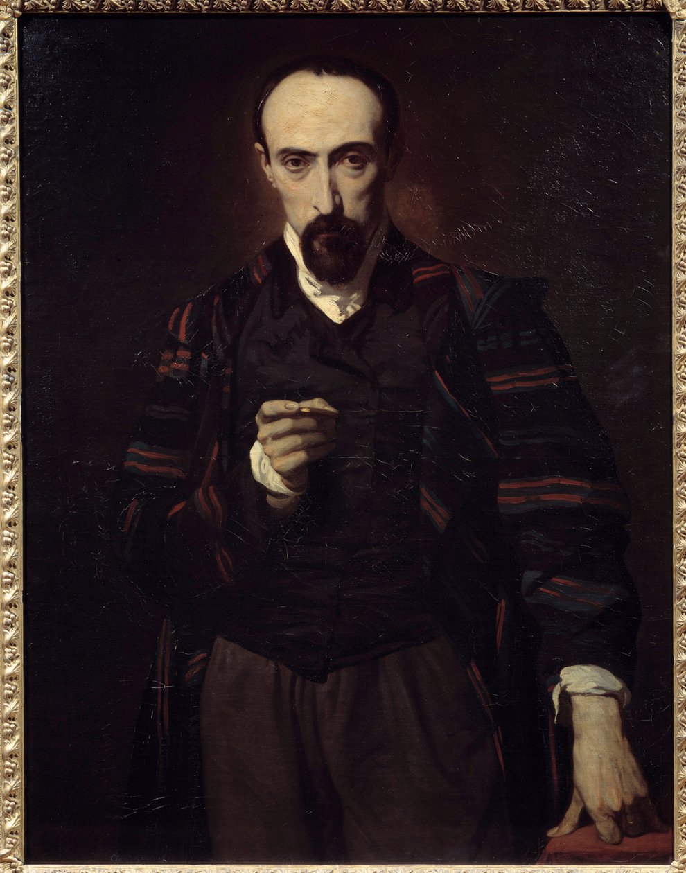 Achille Deveria (1800-1857) festő és metsző portréja. Louis Boulanger (1806-1867) festménye alkotó: Louis Boulanger