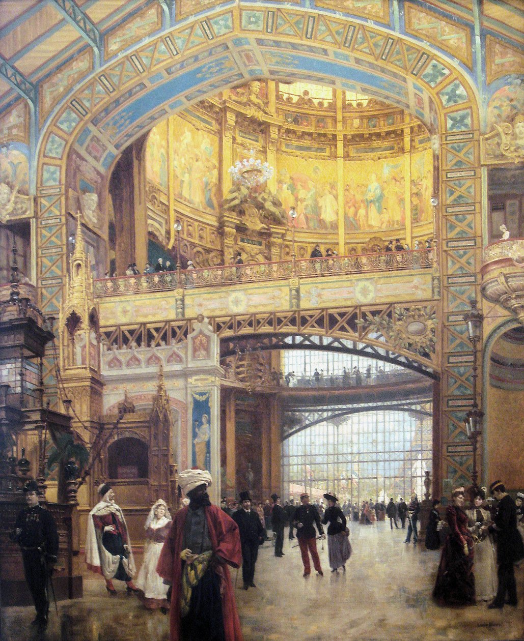 Francia: Le Dôme Central de la Galerie des Machines lors de l