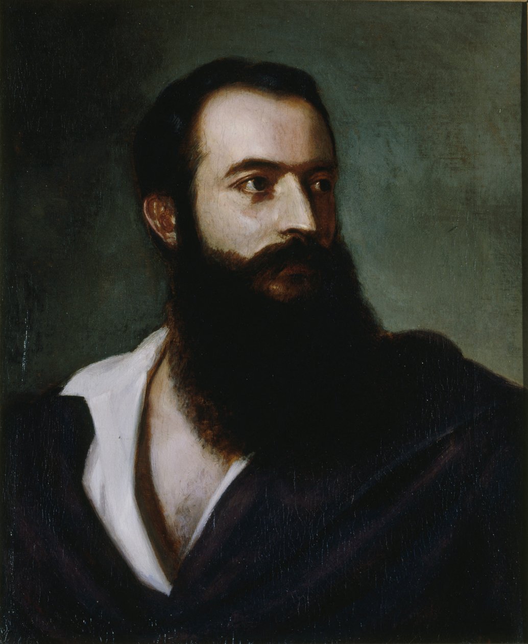 Felice Orsini portréja 1819-1858, c. 1858. alkotó: Louis Buchheister