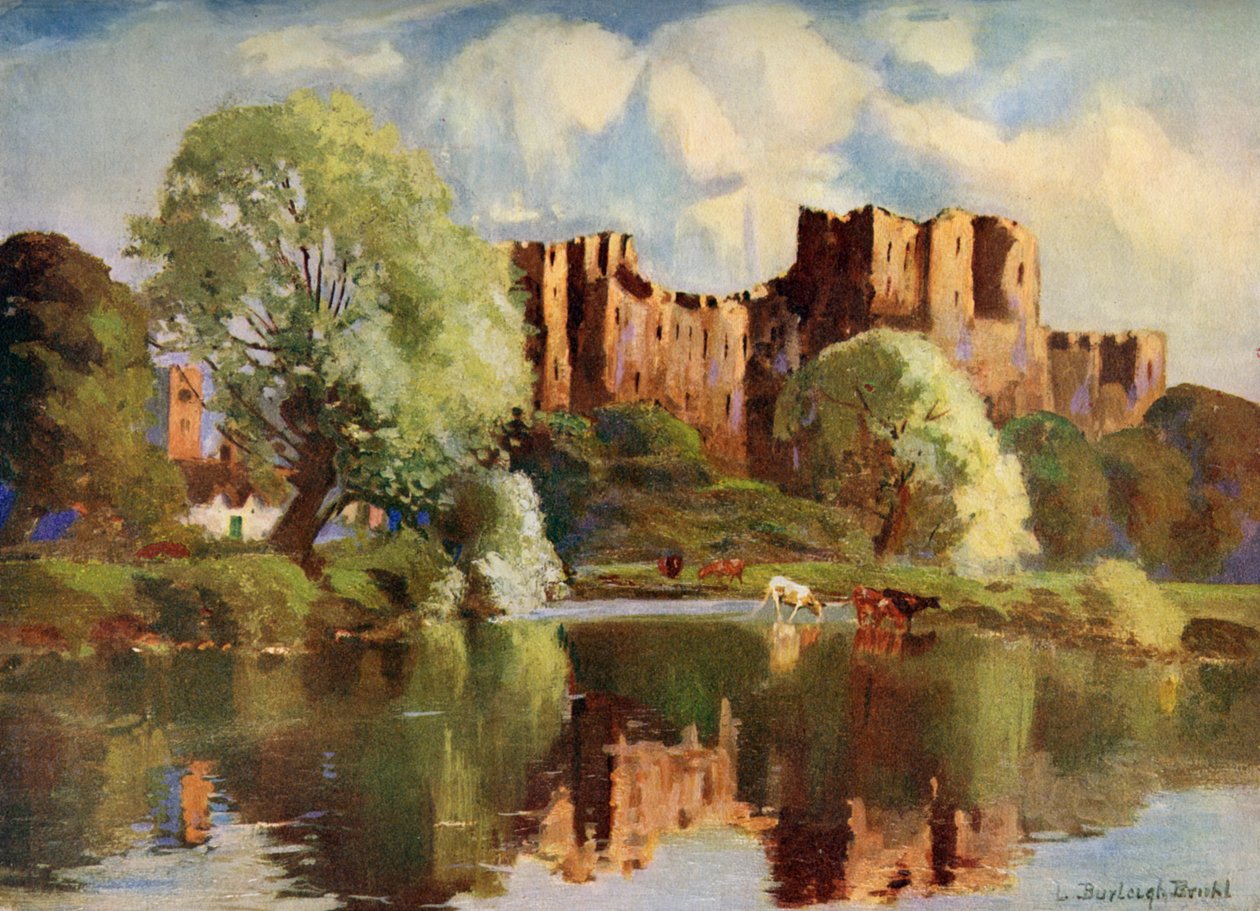 Ludlow kastély, Shropshire, 1924-1926. alkotó: Louis Burleigh Bruhl