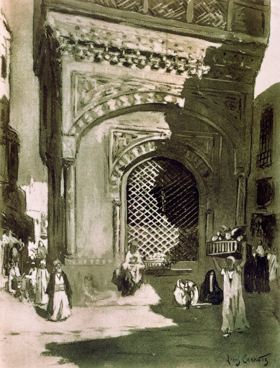 El-Sebil, Kairó, Egyiptom, 1928 alkotó: Louis Cabanes