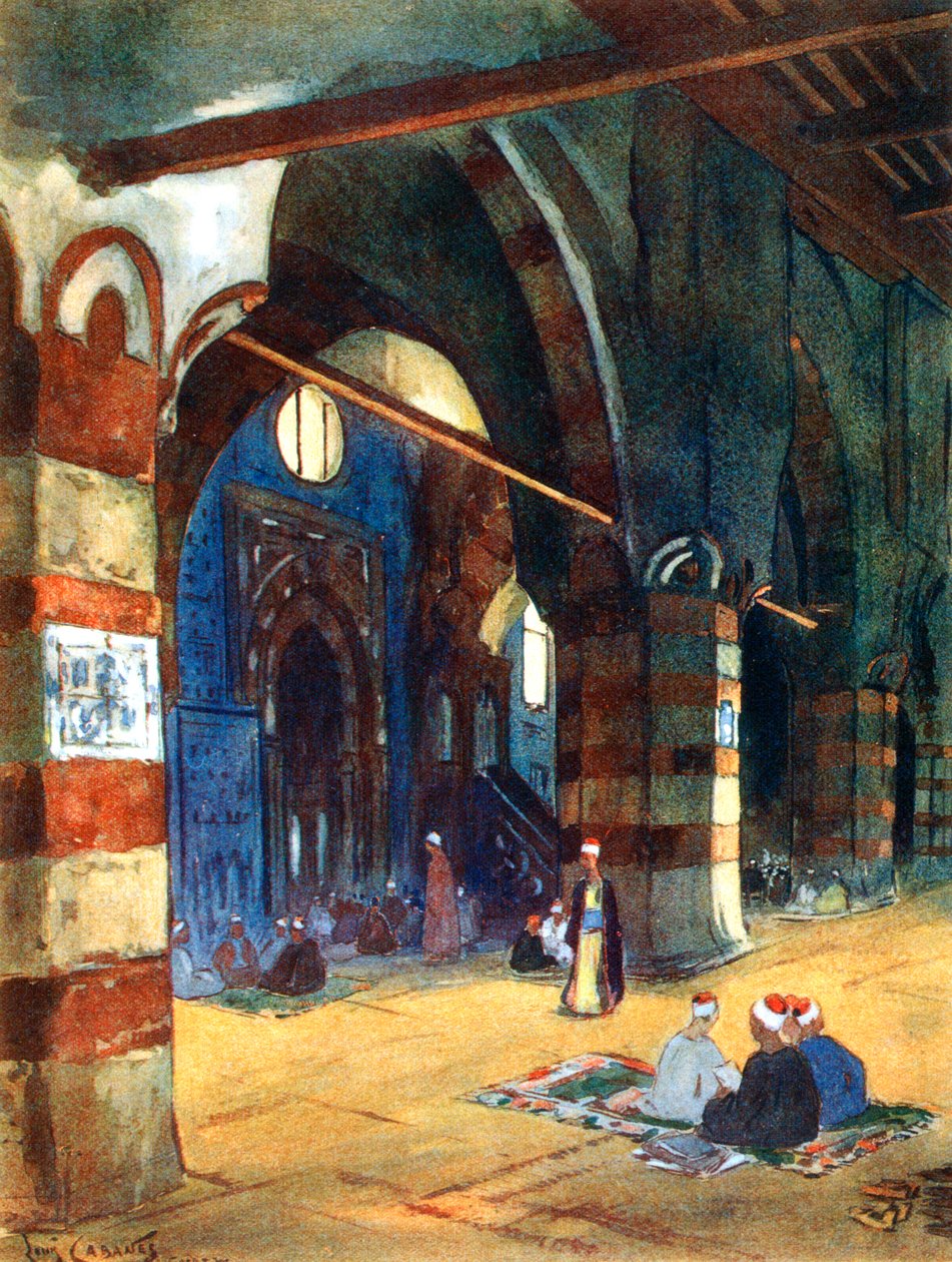 Ibrahim Agha mecset, Kairó, Egyiptom, 1928 alkotó: Louis Cabanes