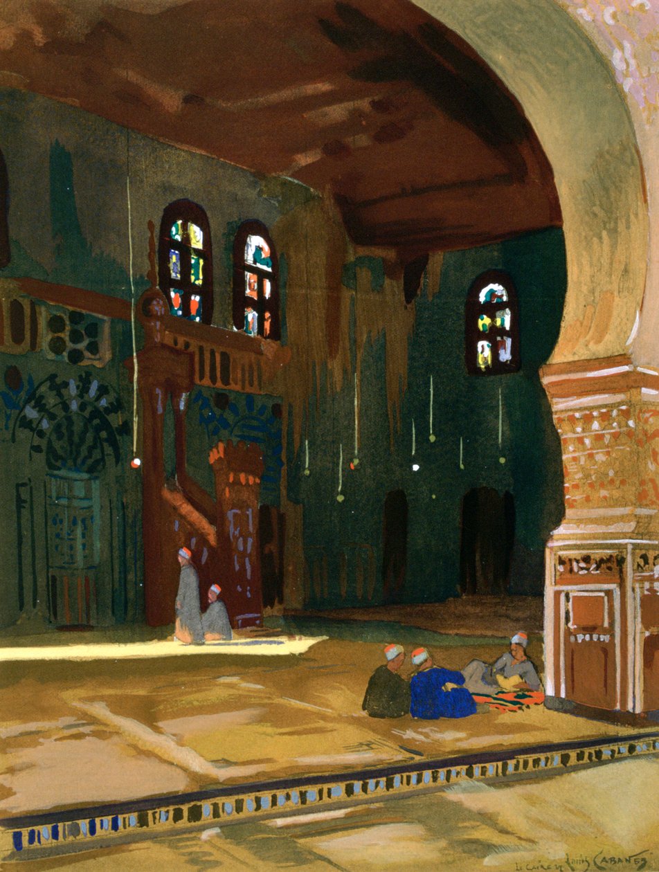 Al-Ghuri szultán mecsete, Kairó, Egyiptom, 1928 alkotó: Louis Cabanes