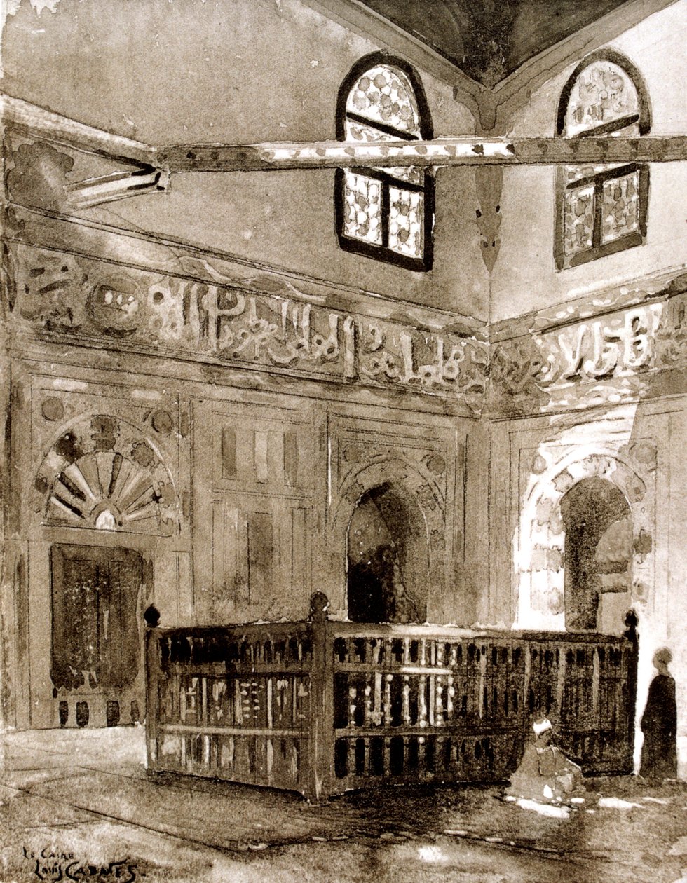Sír egy mecsetben, Kairó, Egyiptom, 1928 alkotó: Louis Cabanes