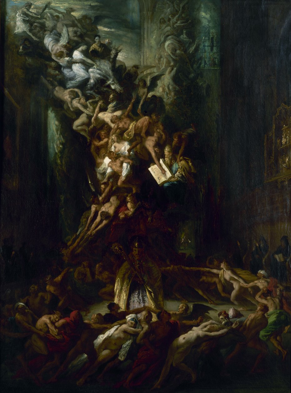 A szombat fordulója, c. 1861. alkotó: Louis Candide Boulanger