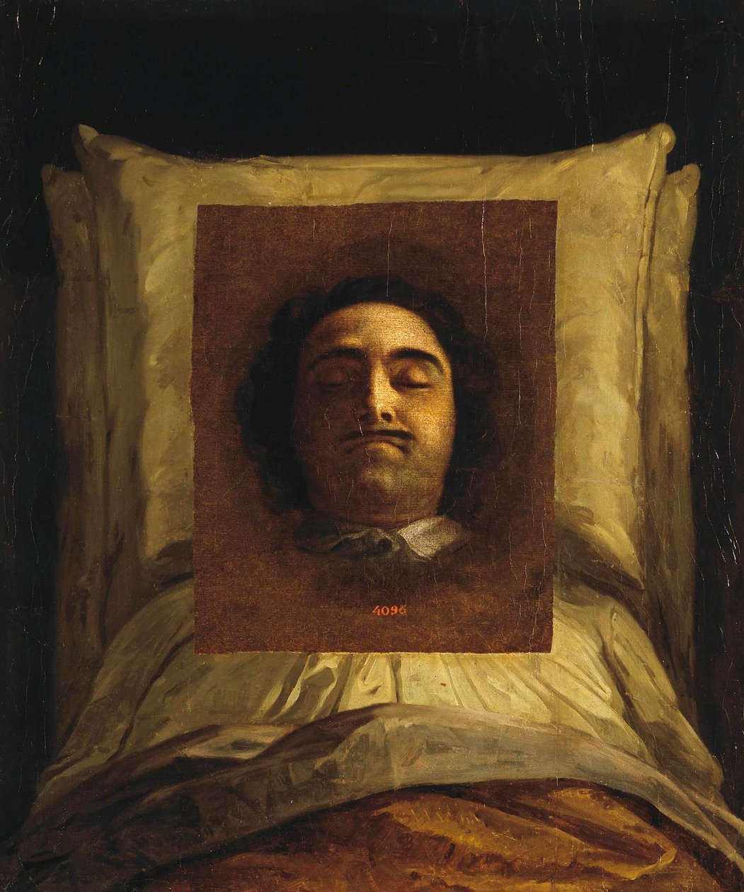 Pierre le Grand – I. Péter halálos ágyán Caravaque-ban, Louis (1684-1754). Olaj, vászon, mérete: 77x64 alkotó: Louis Caravaque