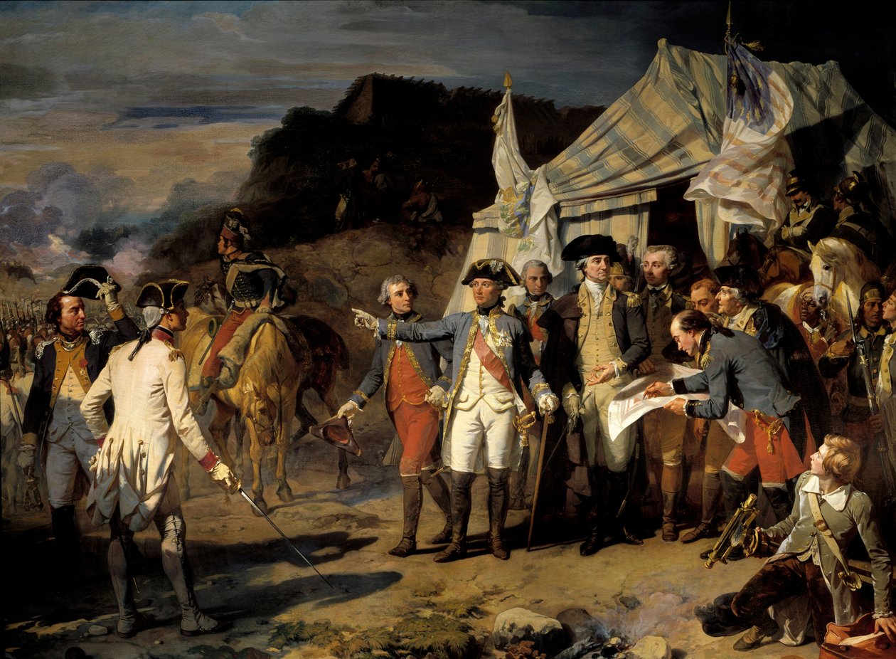 Yorktown ostroma alkotó: Louis Charles Auguste Couder