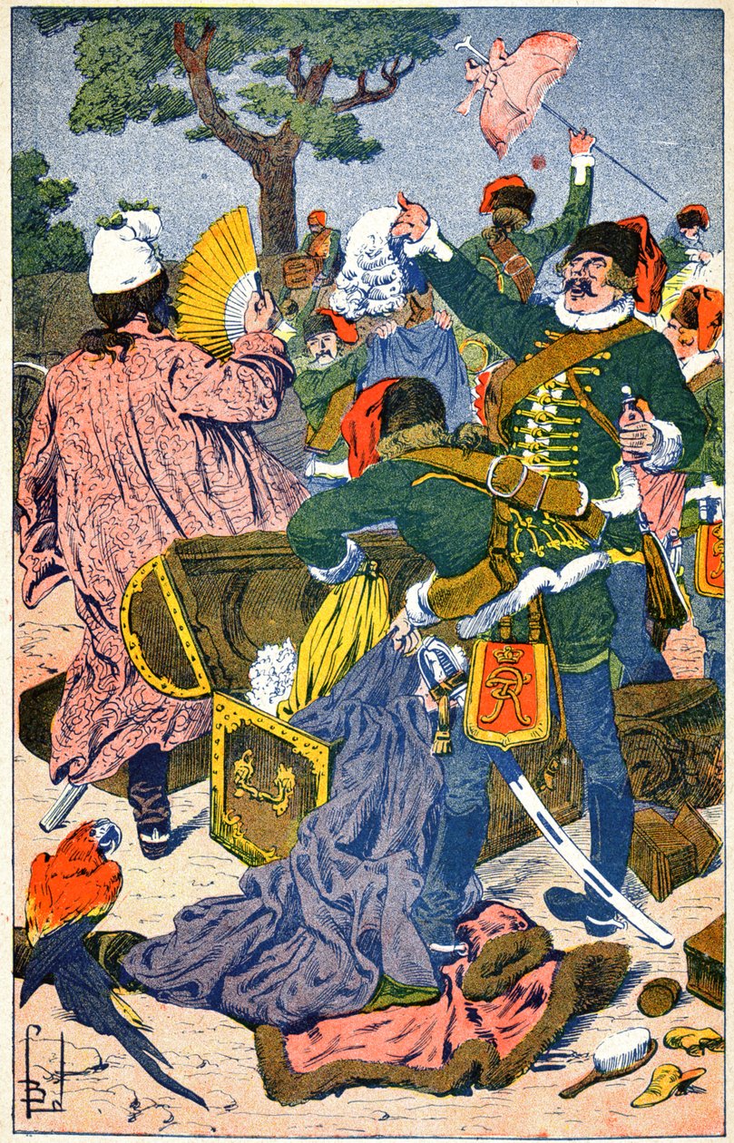 7 éves háború (1756-1763) alkotó: Louis Charles Bombled