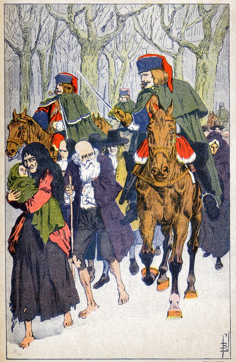 Protestánsok letartóztatása alkotó: Louis Charles Bombled