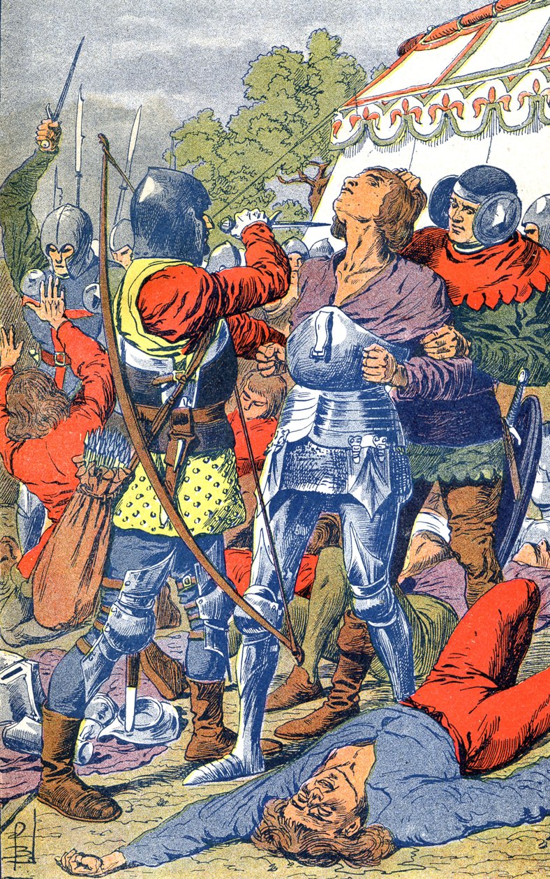 Agincourt-i csata alkotó: Louis Charles Bombled