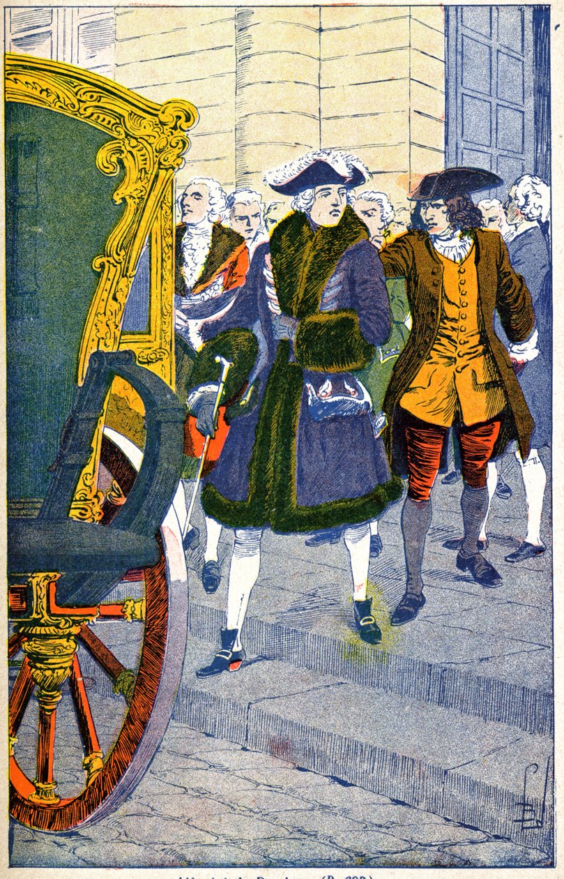 Damiens XV. Lajos életére vár alkotó: Louis Charles Bombled
