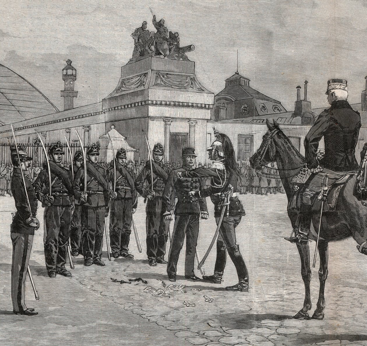Alfred Dreyfus leromlása – Dreyfus-ügy: La degradation d
