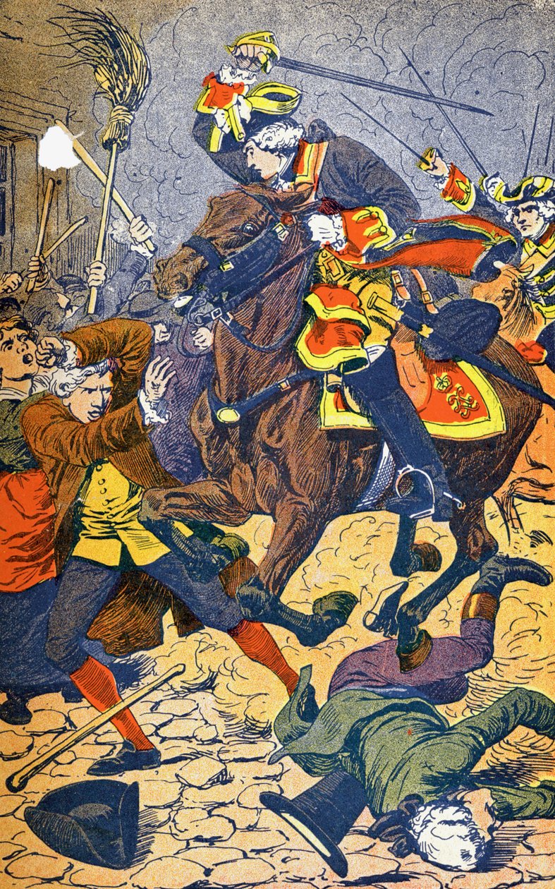 Emists Párizsban 1789-ben alkotó: Louis Charles Bombled