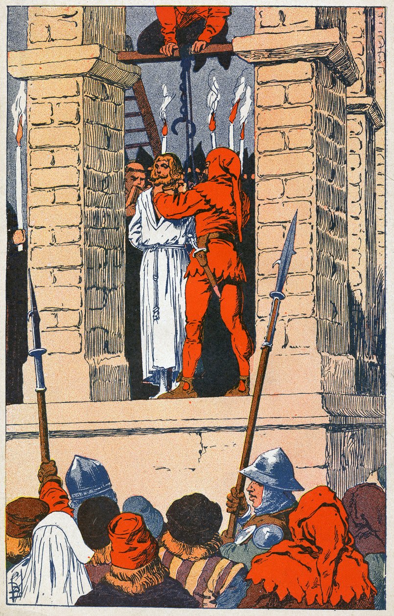 Enguerrand de Marigny akasztotta alkotó: Louis Charles Bombled