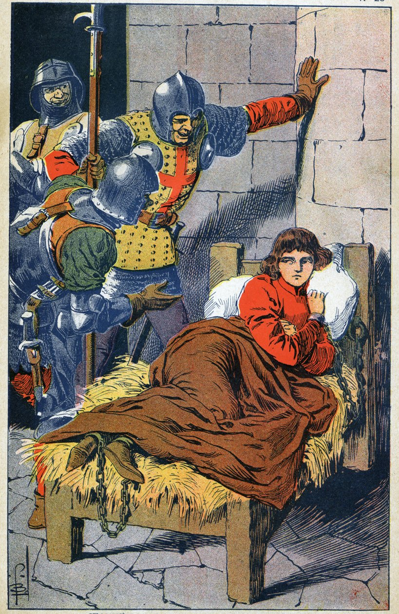 Jeanne of Arc börtönben alkotó: Louis Charles Bombled