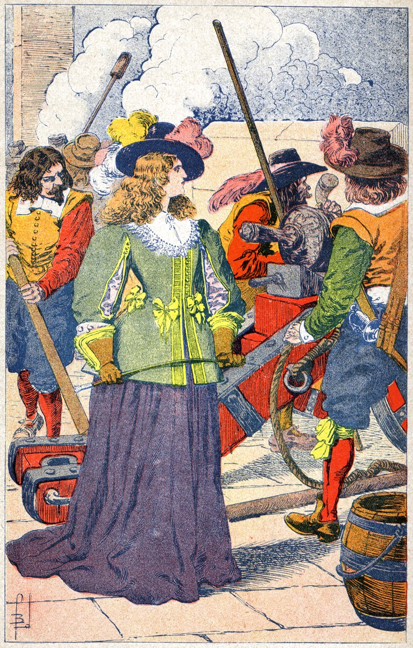 La Fronde: a Grande Mademoiselle alkotó: Louis Charles Bombled