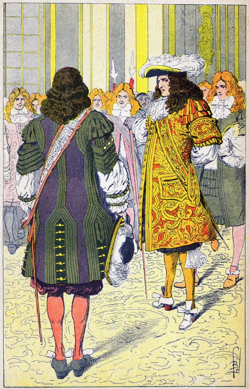 XIV. Lajos és Hollandia nagykövete alkotó: Louis Charles Bombled