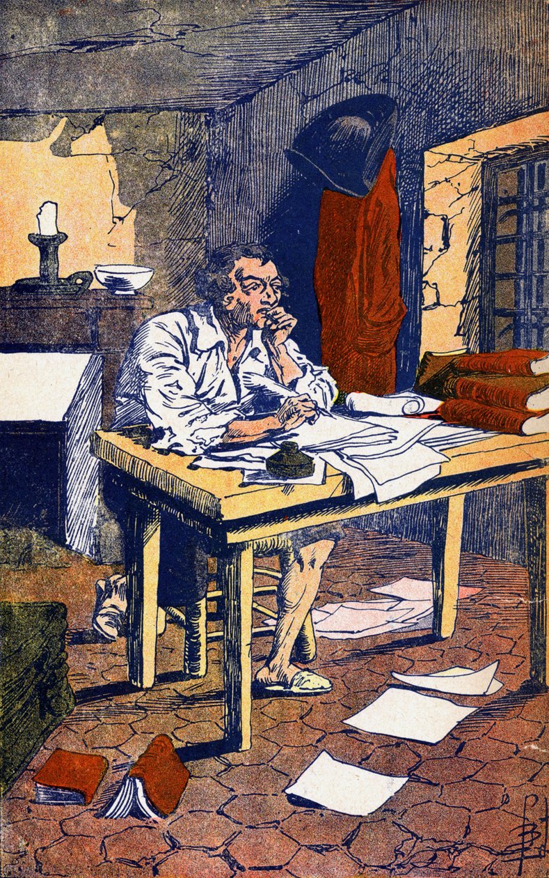 Mirabeau Vincennes-ben alkotó: Louis Charles Bombled