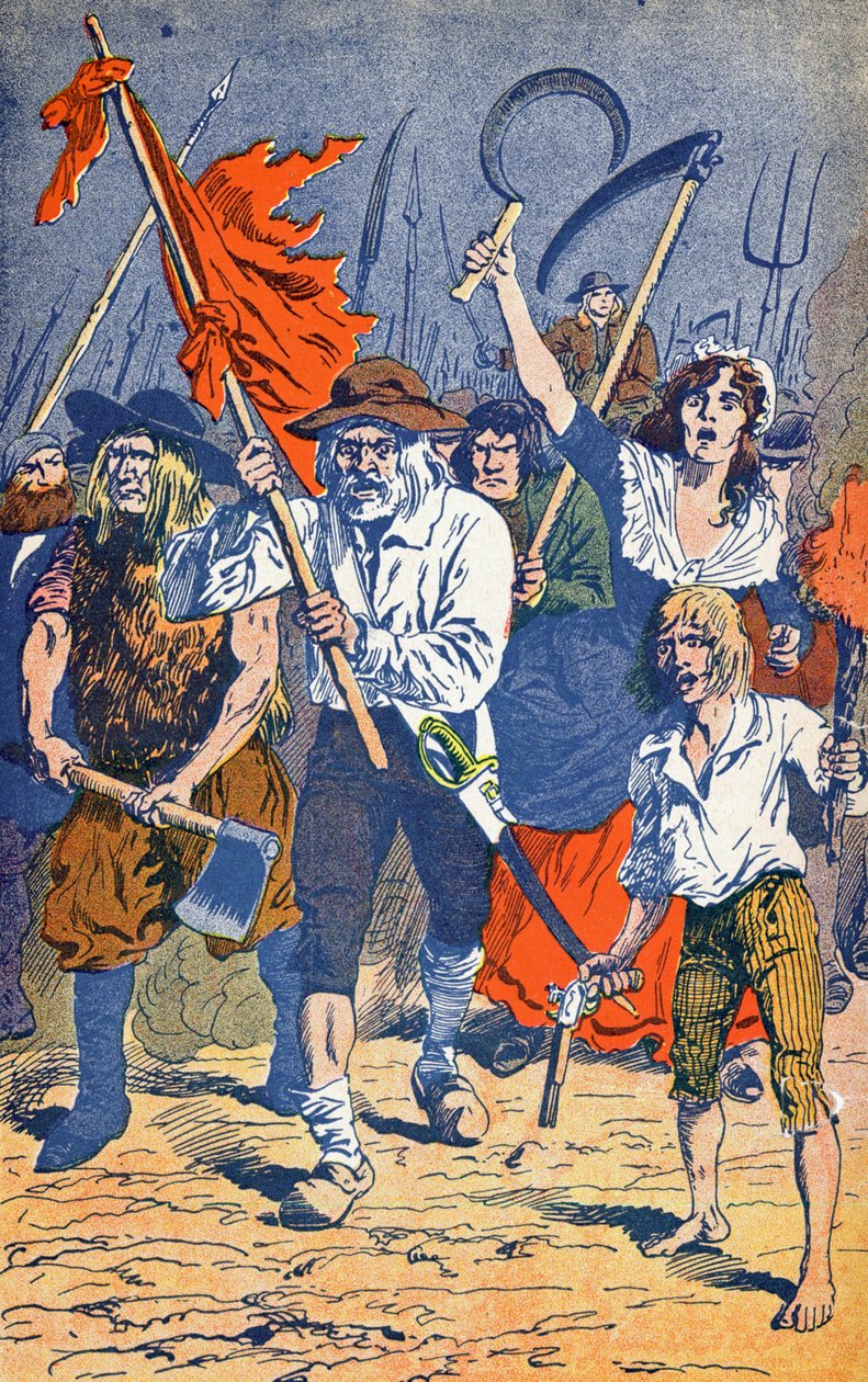Parasztlázadás a francia forradalom előtt alkotó: Louis Charles Bombled