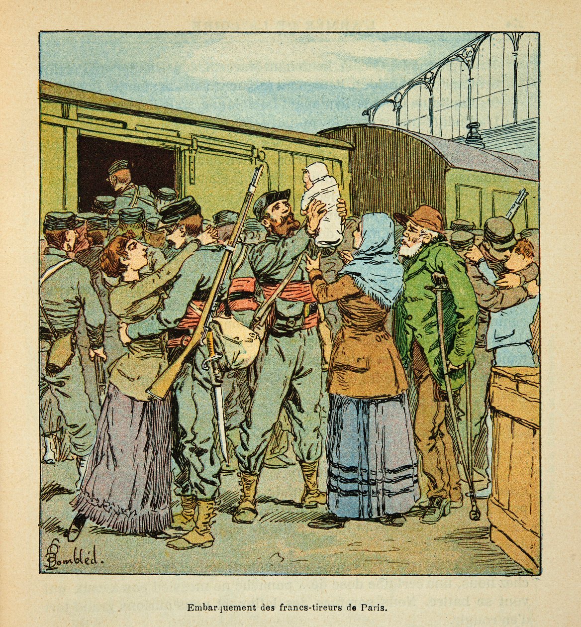 Eugene Sergent, Grenest néven ismert Loire hadserege, Louis Bombled (1862-1927) illusztrálta (francia-német háború; 1870-1871-es hadjárat): 1870, Magángyűjtemény alkotó: Louis Charles Bombled