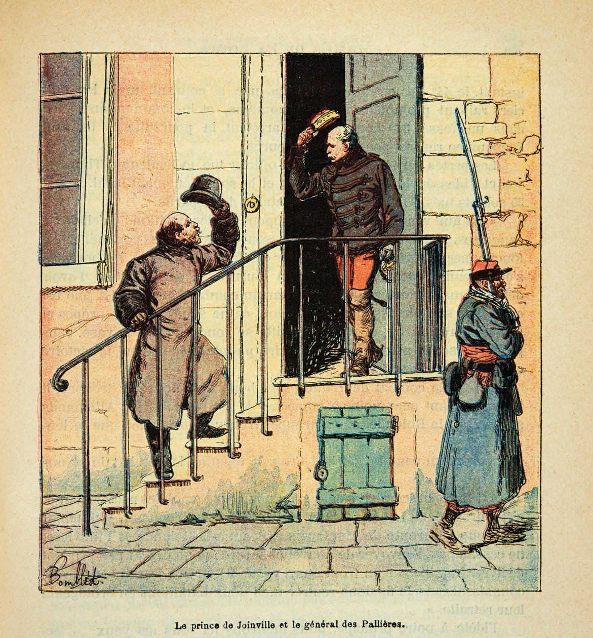 Eugene Sergent, Grenest néven ismert, Louis Bombled (1862-1927) által illusztrált A Loire menti hadsereg (francia-német háború; 1870-1871-es hadjárat): Joinville hercegének (Francois d