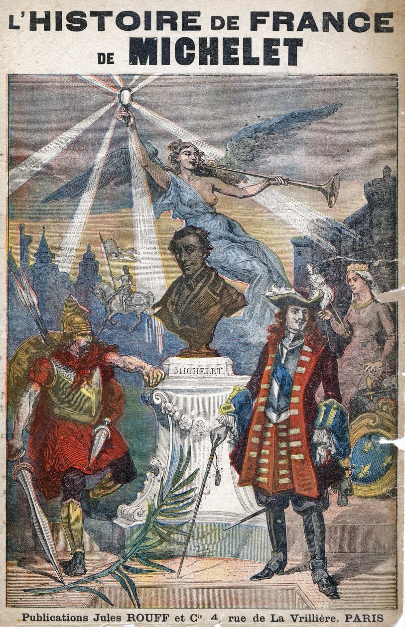 Franciaország története, Michelet, 1900 körül (illusztráció) alkotó: Louis Charles Bombled