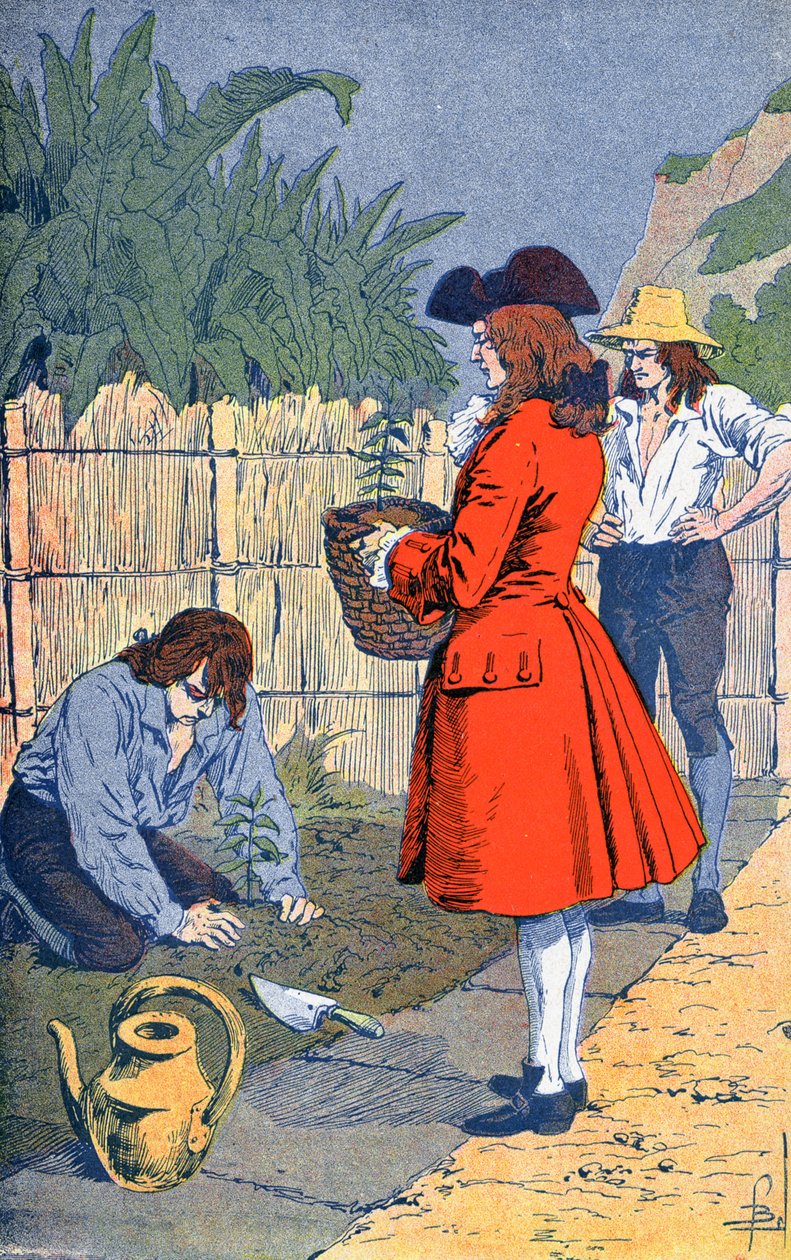 Clieux lovagja bemutatja a kávézót alkotó: Louis Charles Bombled