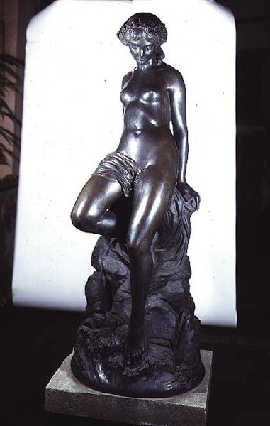 Sára, a fürdőző (bronz) alkotó: Louis Charles Hippolyte Buhot