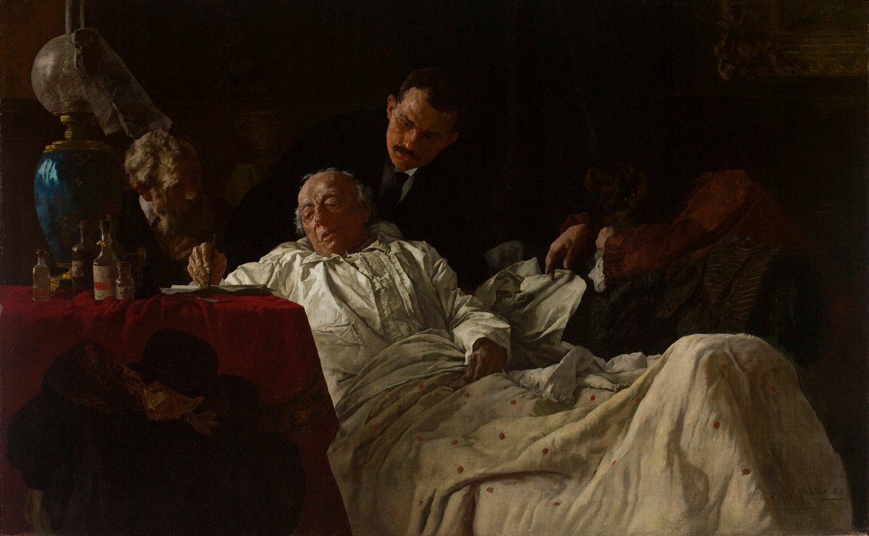 Az utolsó végrendelet aláírása alkotó: Louis Charles Moeller