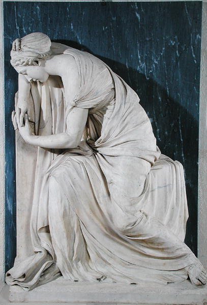 Bánat (márvány) alkotó: Louis Claude Vassé