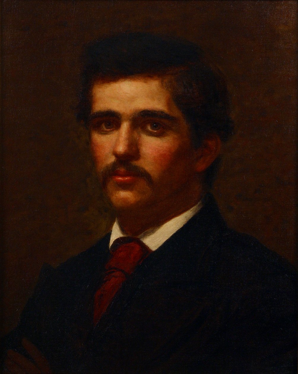 Self-Portrait (oil on canvas) alkotó: Louis Comfort (attr. to) Tiffany