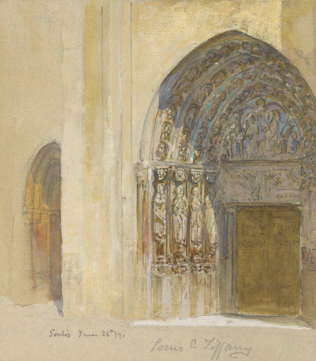 Senlis, június 26./91 alkotó: Louis Comfort Tiffany