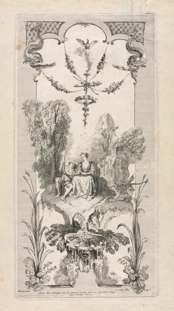 Lelkipásztori, arabeszk. alkotó: Louis Crepy