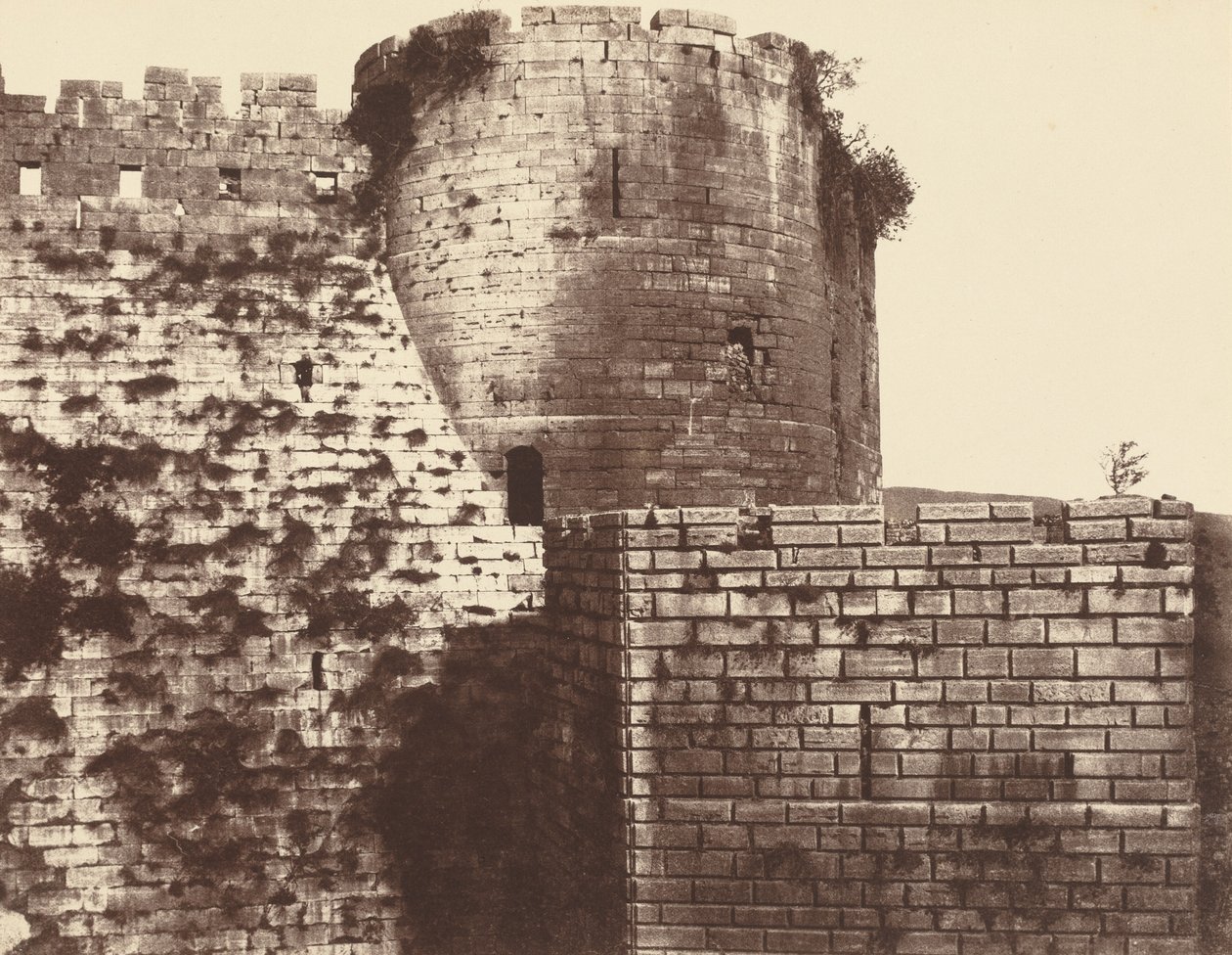Kalaat-El Hosn, második kerítés, kívülről, délben,1859/1860 (fénykép) alkotó: Louis de Clercq