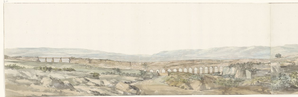 Latomie barlangjainak egy része Syracuse közelében, amely korábban börtön volt Partie des Latomies de Syracuse szolga anciennement de börtön (cím a tárgyon) Voyage en Italy, and Sicile et à Malte – 1778 (sorozat címe) alkotó: Louis Ducros