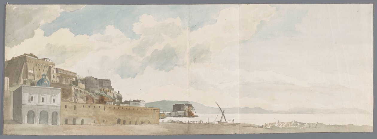 Uitzicht vanaf balkon van de herberg Napelsben találkozott más Castel dell