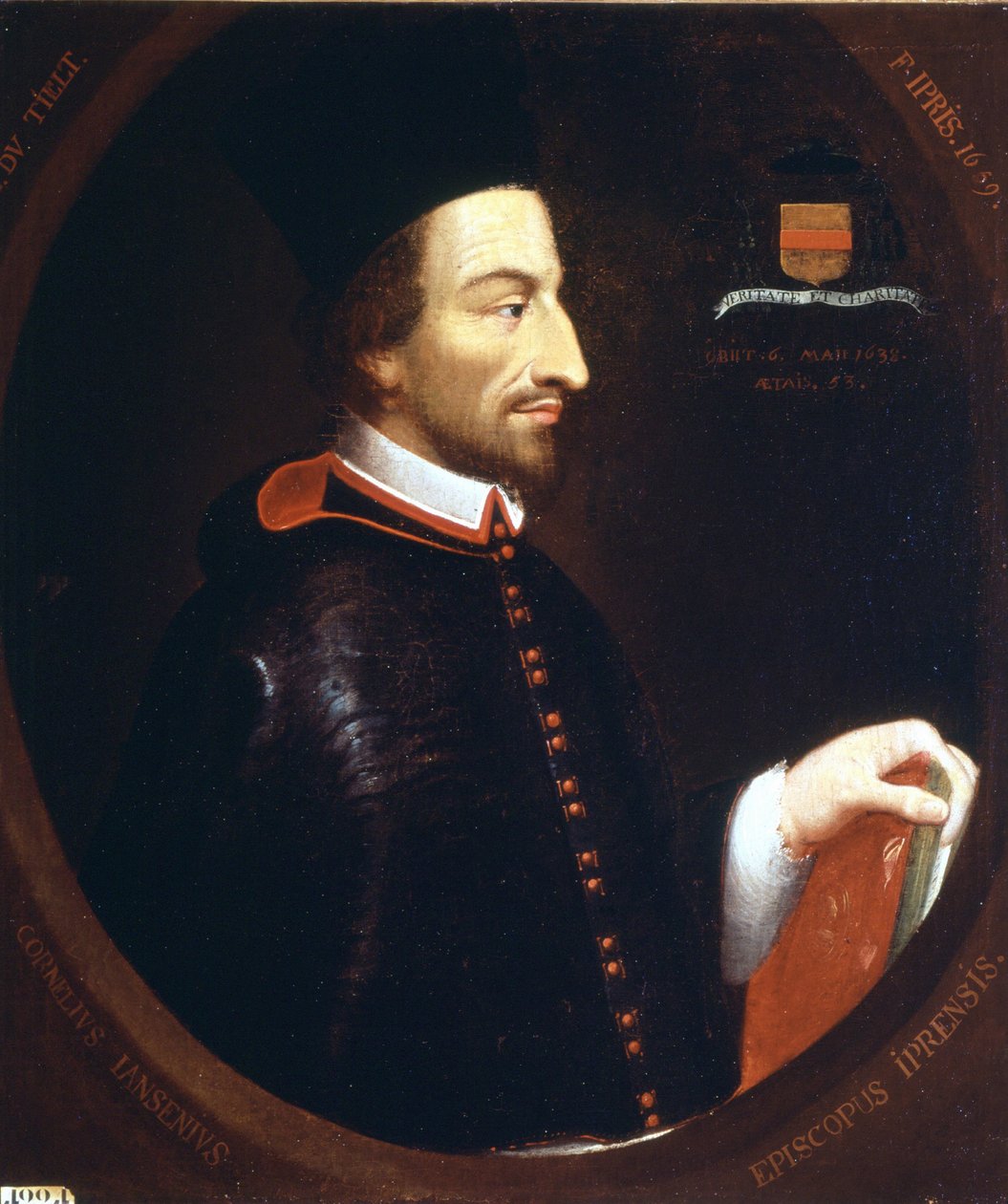 Jansénius (1585 - 1638) portréja F. Ipris 1659-ben. alkotó: Louis Dutielt
