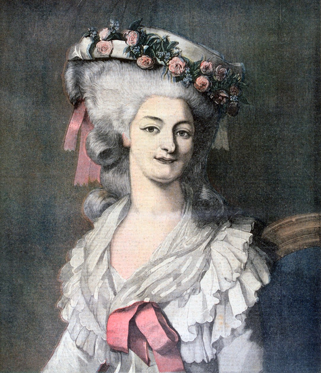 Marie-Louise, Lamballe hercegnője, 1892 alkotó: Louis Edouard Rioult