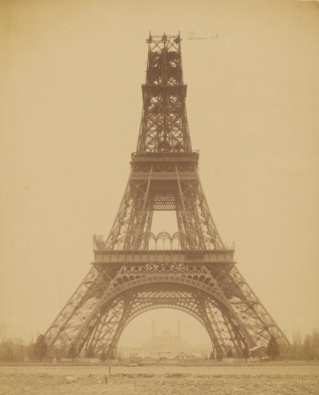Az Eiffel-torony építése alkotó: Louis Emile Durandelle