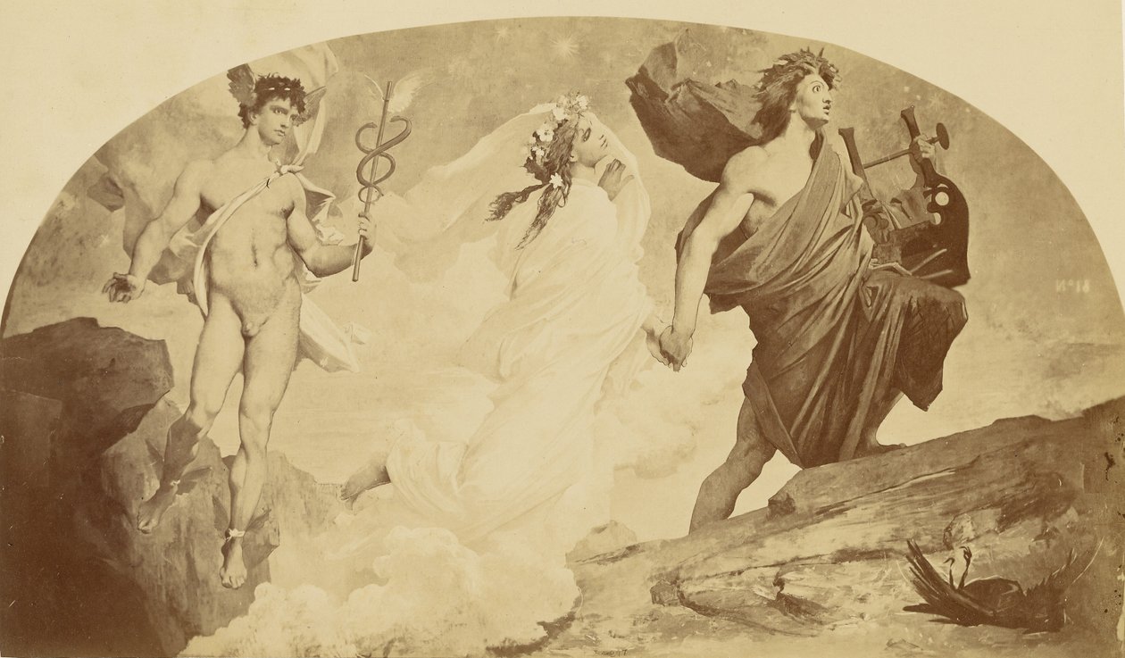 Orfeusz és Eurüdiké alkotó: Louis Emile Durandelle