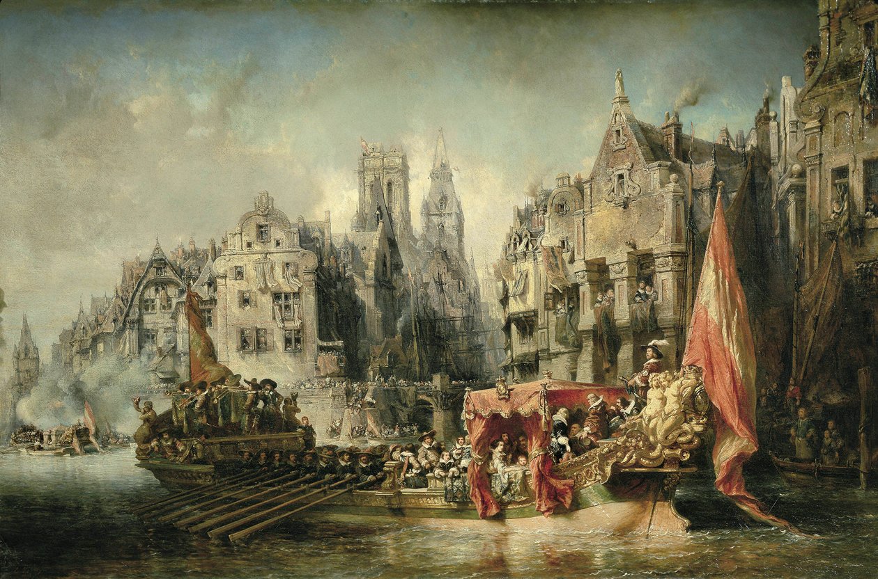 Ferdinand Alvare de Tolede (Fernando Alvarez de Toledo), Alba hercege és Hollandia kormányzója V. Károly uralkodása alatt 1567-ben érkezett Rotterdamba. Eugene Isabey (1803-1886) festménye. 1844. Párizs. Orsay Múzeum alkotó: Louis Eugene Gabriel Isabey