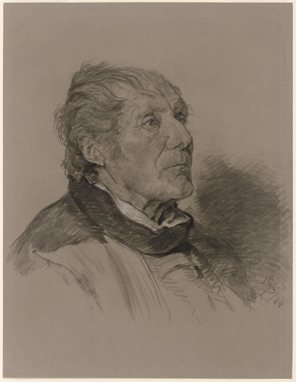 Egy idős férfi portréja alkotó: Louis Eysen