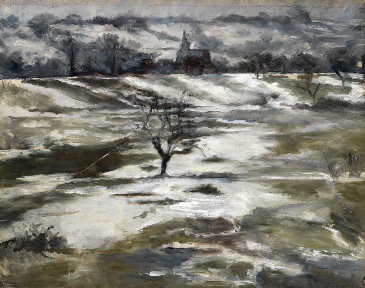 Taunus-táj kora tavasszal alkotó: Louis Eysen